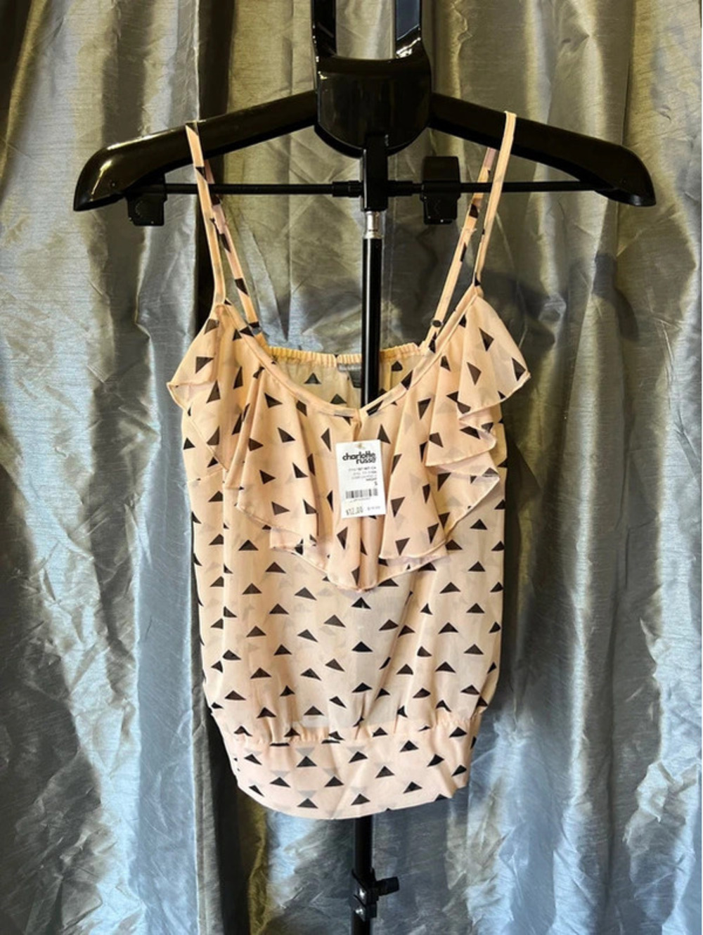 Charlotte Russe Sz Sm Sheer Tank